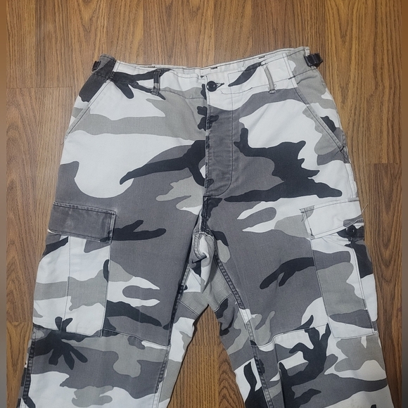 U.S. Army Hot Weather Woodland Camo BDU Combat Trousers Men’s W27 Military Style - Picture 5 of 10